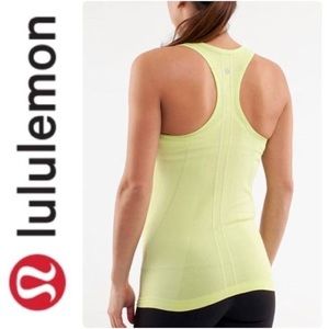 Lululemon Yellow Swiftly Tech Racerback